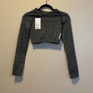 Gym shark crop top and leggings